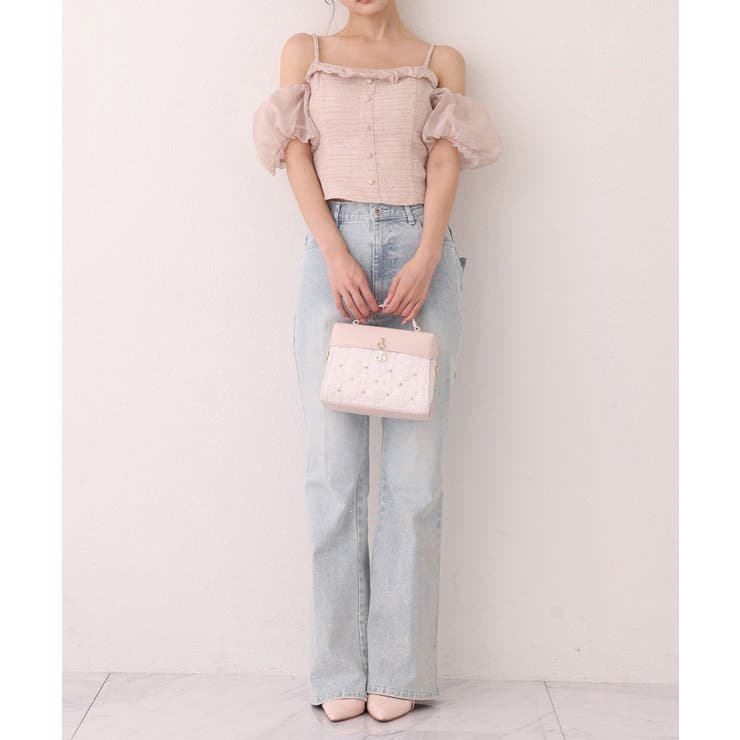 【one after another】ツイードオフショルブラウス | NICE CLAUP / OLIVE des OLIVE　OUTLET | 詳細画像38 