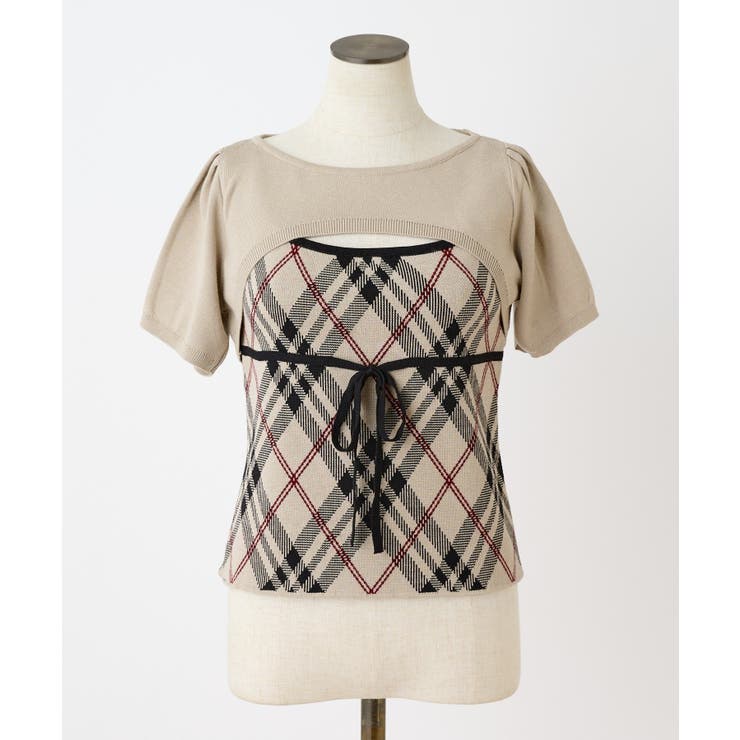 【one after another】ボレロsetチェックキャミニット | NICE CLAUP / OLIVE des OLIVE　OUTLET | 詳細画像6 