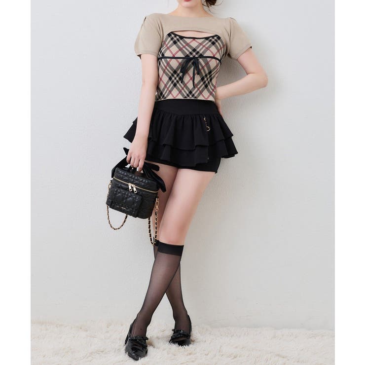 【one after another】ボレロsetチェックキャミニット | NICE CLAUP / OLIVE des OLIVE　OUTLET | 詳細画像18 