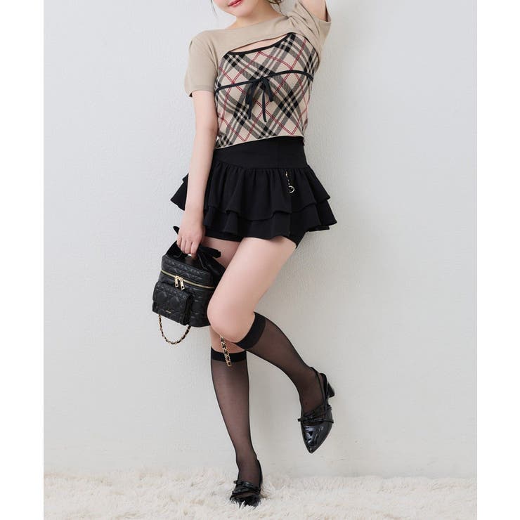 【one after another】ボレロsetチェックキャミニット | NICE CLAUP / OLIVE des OLIVE　OUTLET | 詳細画像19 