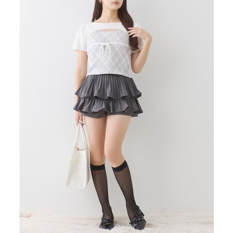 【one after another】ボレロsetチェックキャミニット | NICE CLAUP / OLIVE des OLIVE　OUTLET | 詳細画像22 