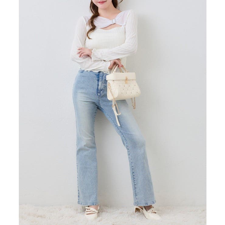 【one after another】バックル付きテレコトップス | NICE CLAUP / OLIVE des OLIVE　OUTLET | 詳細画像9 
