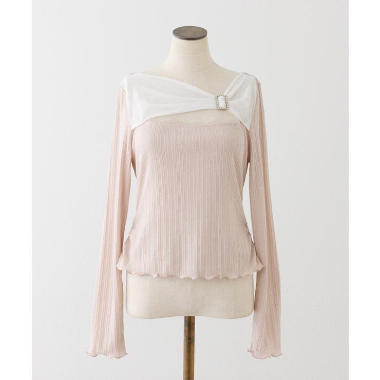 【one after another】バックル付きテレコトップス | NICE CLAUP / OLIVE des OLIVE　OUTLET | 詳細画像15 