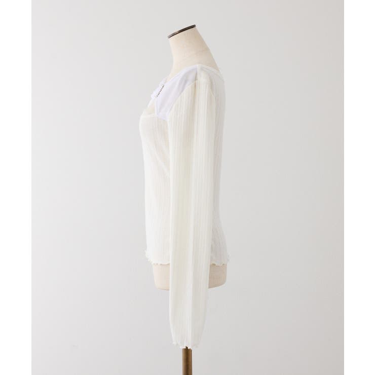 【one after another】バックル付きテレコトップス | NICE CLAUP / OLIVE des OLIVE　OUTLET | 詳細画像18 
