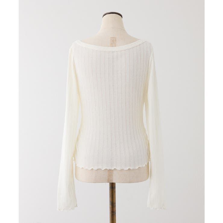 【one after another】バックル付きテレコトップス | NICE CLAUP / OLIVE des OLIVE　OUTLET | 詳細画像19 