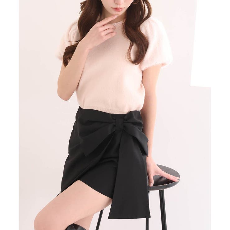 【one after another】ビッグリボンミニスカート | NICE CLAUP / OLIVE des OLIVE　OUTLET | 詳細画像13 