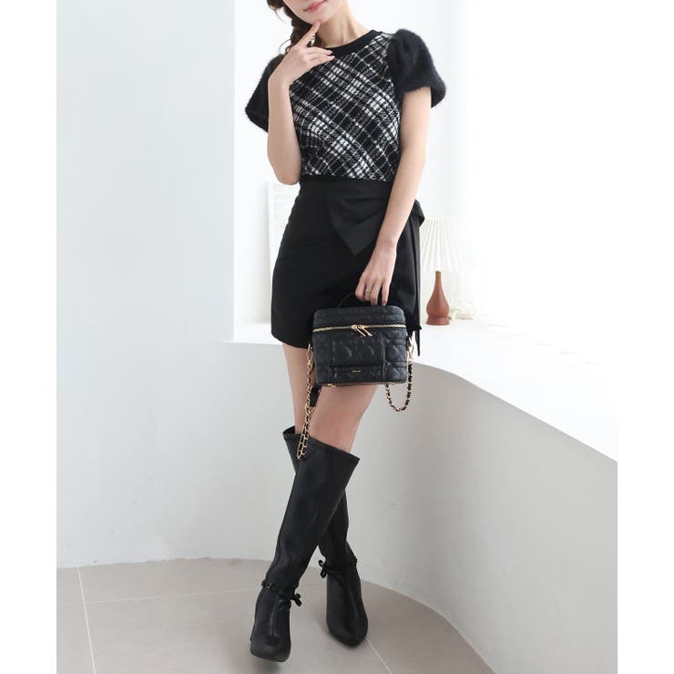 【one after another】ビッグリボンミニスカート | NICE CLAUP / OLIVE des OLIVE　OUTLET | 詳細画像15 