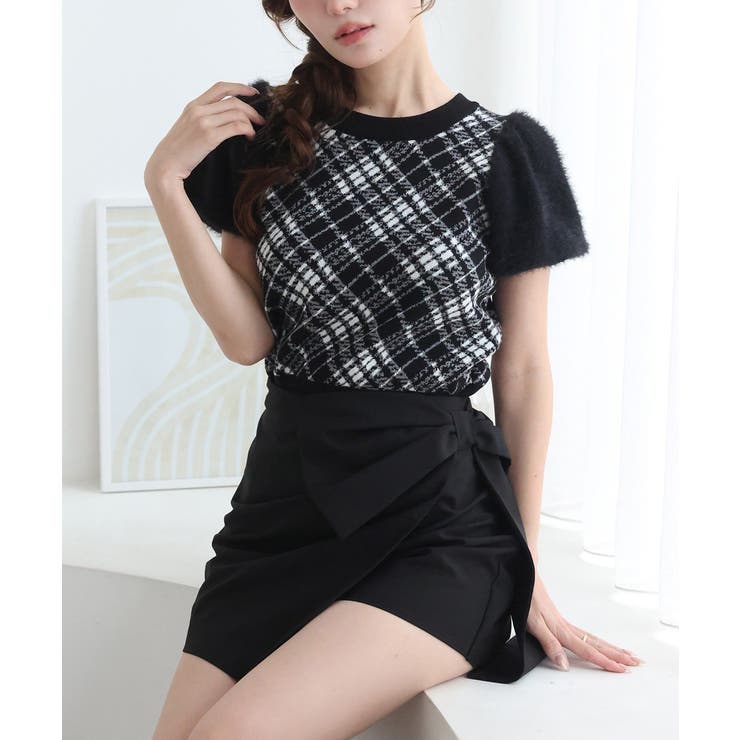【one after another】ビッグリボンミニスカート | NICE CLAUP / OLIVE des OLIVE　OUTLET | 詳細画像16 