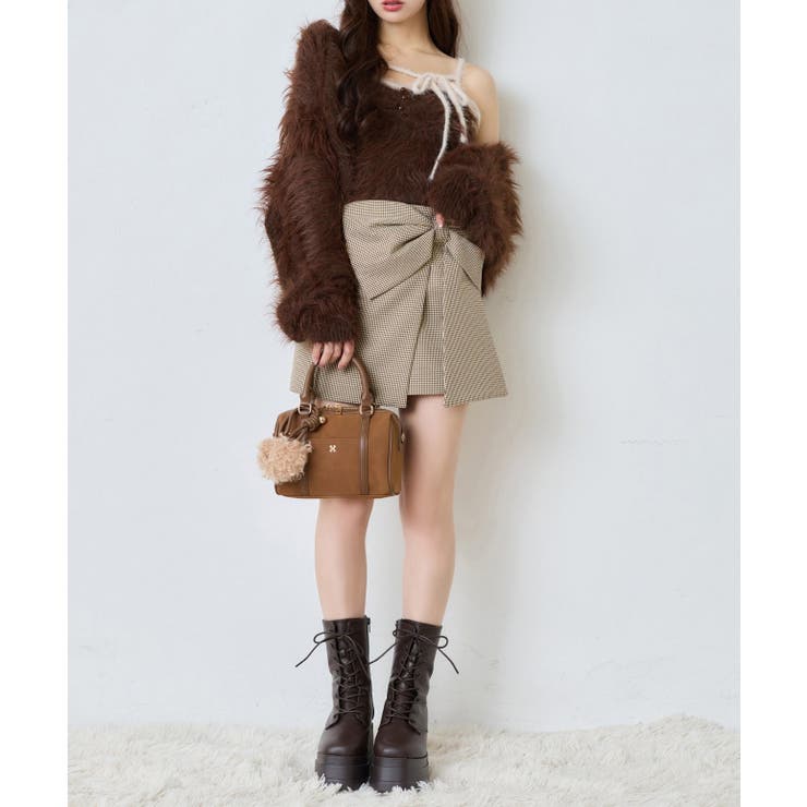 【one after another】ビッグリボンミニスカート | NICE CLAUP / OLIVE des OLIVE　OUTLET | 詳細画像29 