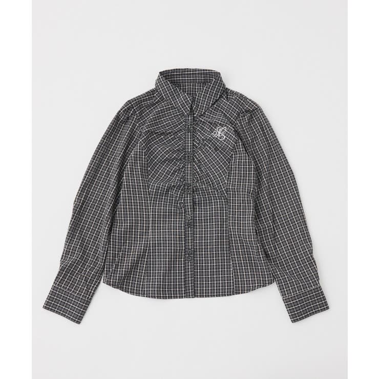 【one after another】【セットアップ可能】フロントギャザーシャツ | NICE CLAUP / OLIVE des OLIVE　OUTLET | 詳細画像10 