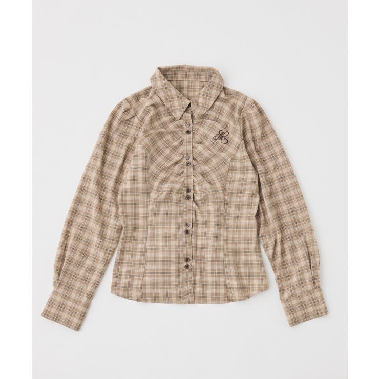【one after another】【セットアップ可能】フロントギャザーシャツ | NICE CLAUP / OLIVE des OLIVE　OUTLET | 詳細画像16 