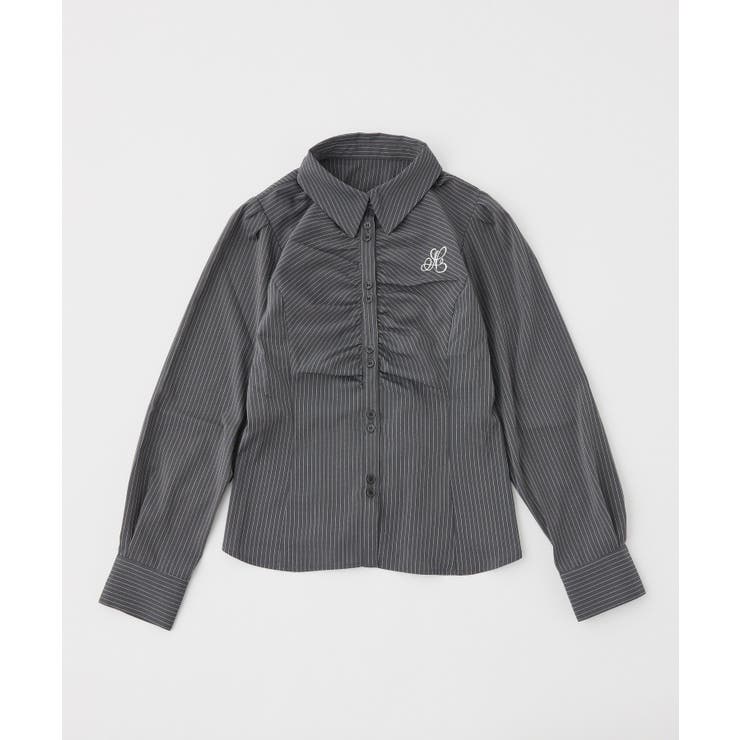 【one after another】【セットアップ可能】フロントギャザーシャツ | NICE CLAUP / OLIVE des OLIVE　OUTLET | 詳細画像22 