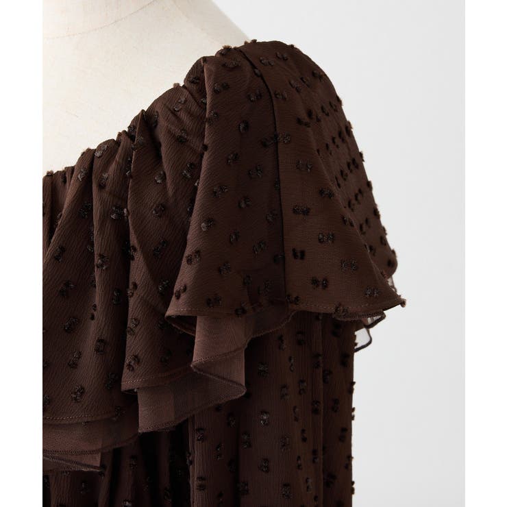【one after another】ラッフルシャーリングブラウス | NICE CLAUP / OLIVE des OLIVE　OUTLET | 詳細画像18 
