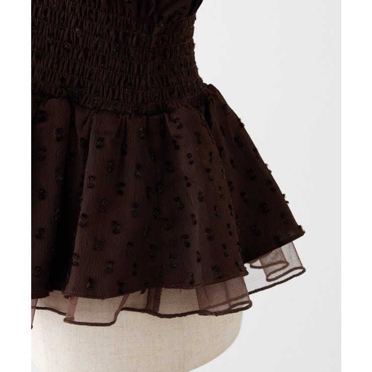 【one after another】ラッフルシャーリングブラウス | NICE CLAUP / OLIVE des OLIVE　OUTLET | 詳細画像20 