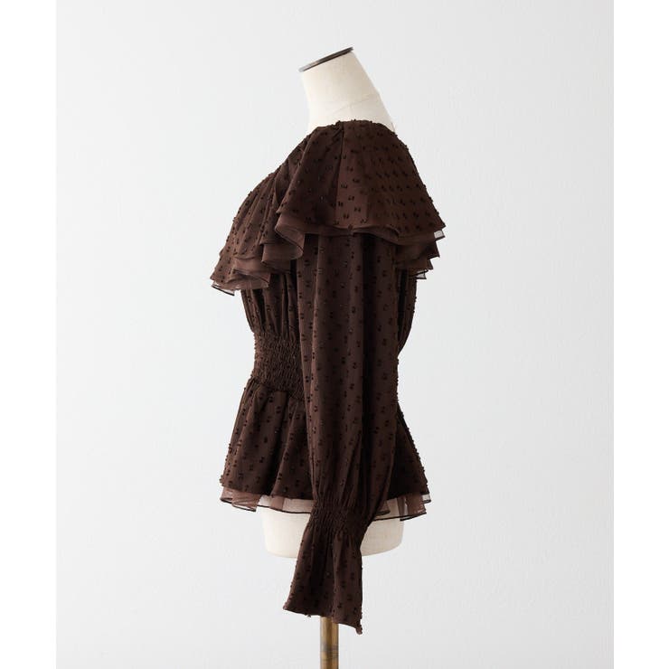 【one after another】ラッフルシャーリングブラウス | NICE CLAUP / OLIVE des OLIVE　OUTLET | 詳細画像21 