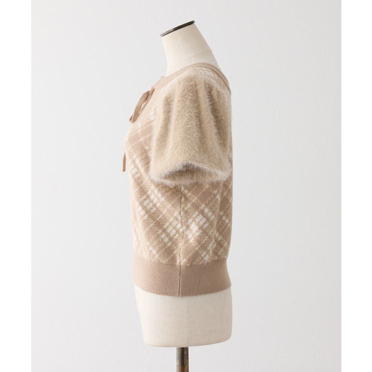 【one after another】前後2way袖フェザー半袖ニット | NICE CLAUP / OLIVE des OLIVE　OUTLET | 詳細画像25 