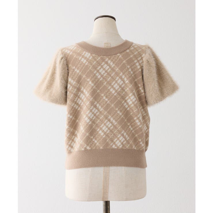 【one after another】前後2way袖フェザー半袖ニット | NICE CLAUP / OLIVE des OLIVE　OUTLET | 詳細画像26 
