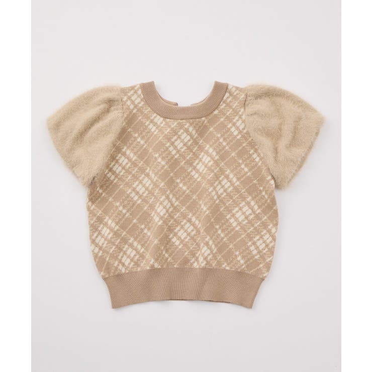 【one after another】前後2way袖フェザー半袖ニット | NICE CLAUP / OLIVE des OLIVE　OUTLET | 詳細画像31 