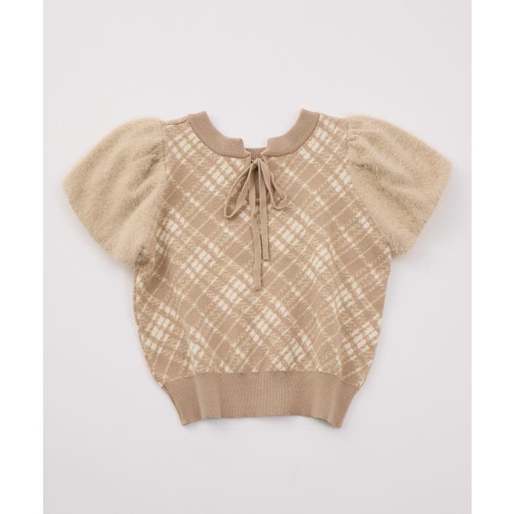 【one after another】前後2way袖フェザー半袖ニット | NICE CLAUP / OLIVE des OLIVE　OUTLET | 詳細画像32 