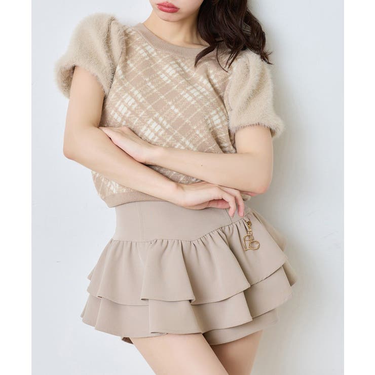 【one after another】前後2way袖フェザー半袖ニット | NICE CLAUP / OLIVE des OLIVE　OUTLET | 詳細画像34 