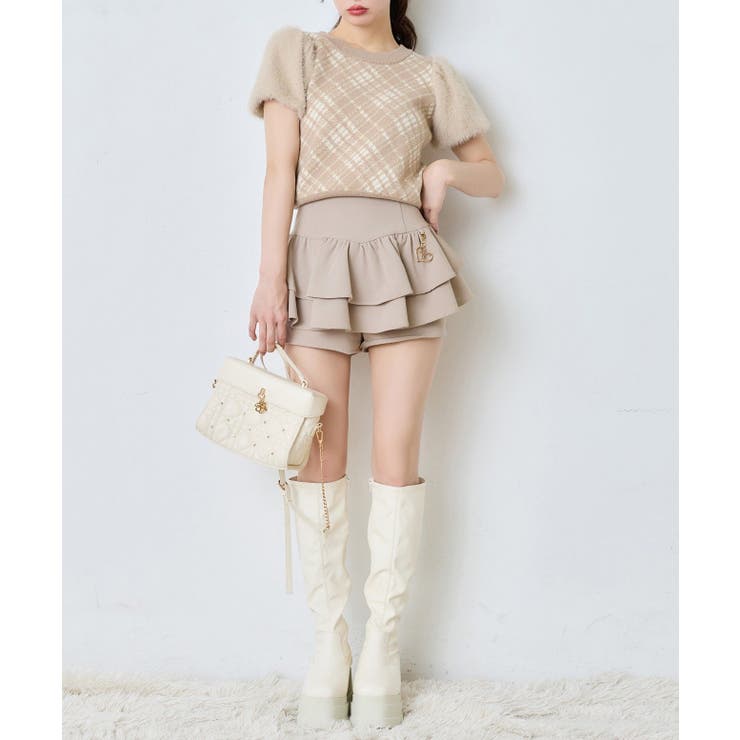 【one after another】前後2way袖フェザー半袖ニット | NICE CLAUP / OLIVE des OLIVE　OUTLET | 詳細画像38 