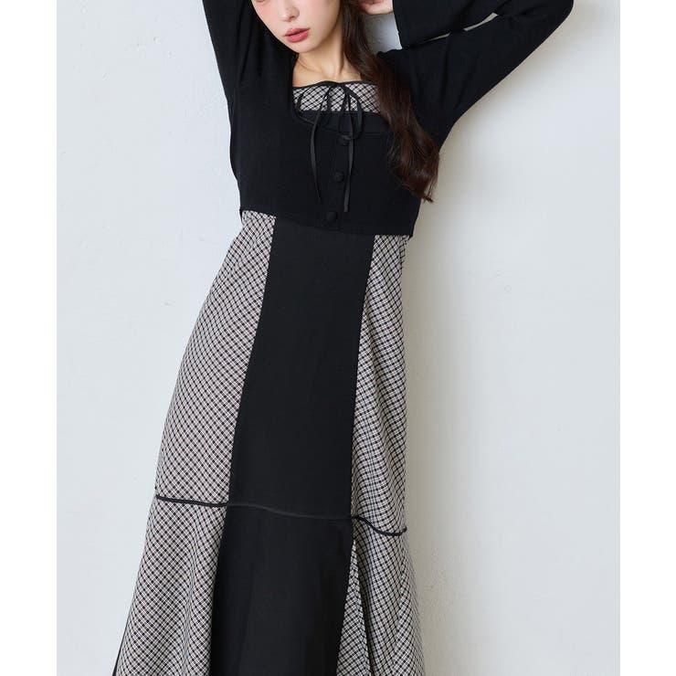 【one after another】【SMサイズ展開】アンサンブル配色チェック… | NICE CLAUP / OLIVE des OLIVE　OUTLET | 詳細画像10 