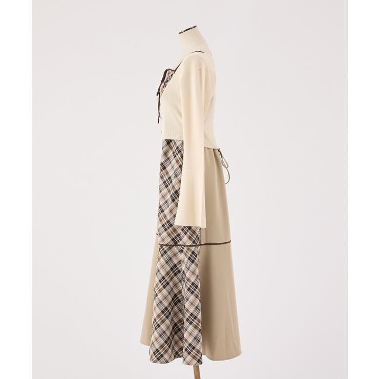 【one after another】【SMサイズ展開】アンサンブル配色チェック… | NICE CLAUP / OLIVE des OLIVE　OUTLET | 詳細画像15 