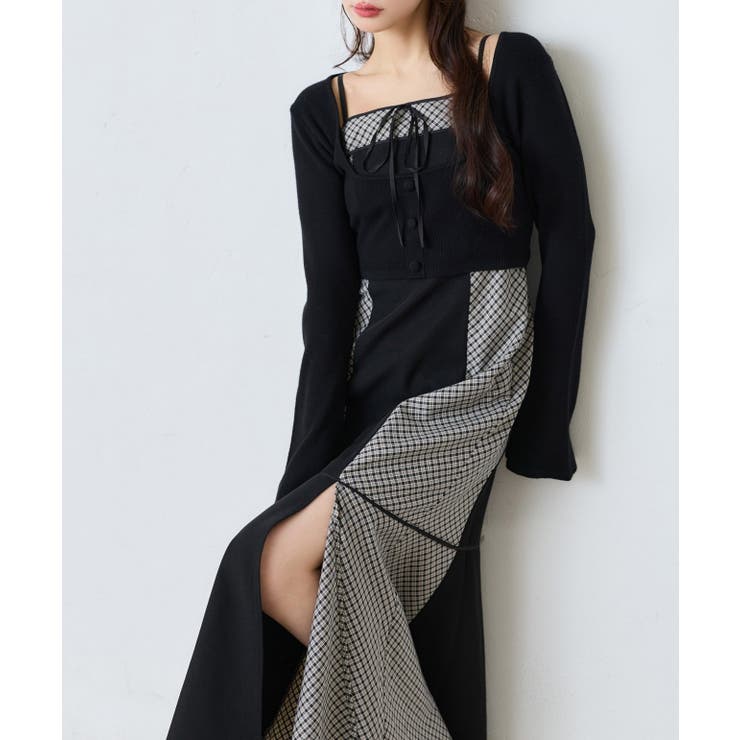 柄2 | 【one after another】【SMサイズ展開】アンサンブル配色チェック… | NICE CLAUP / OLIVE des OLIVE　OUTLET