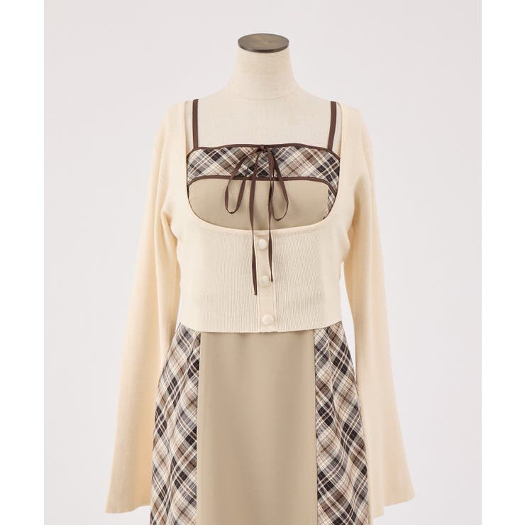 【one after another】【SMサイズ展開】アンサンブル配色チェック… | NICE CLAUP / OLIVE des OLIVE　OUTLET | 詳細画像22 