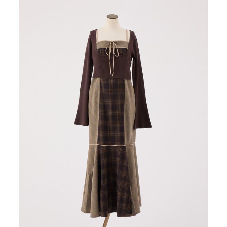 【one after another】【SMサイズ展開】アンサンブル配色チェック… | NICE CLAUP / OLIVE des OLIVE　OUTLET | 詳細画像49 