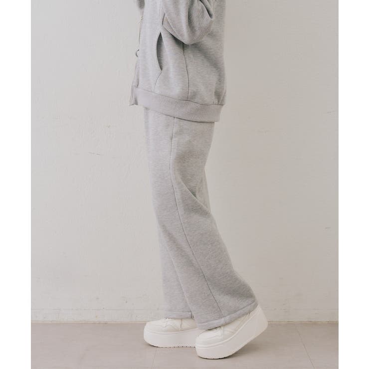 【セットアップ対応】ラメ裏起毛リラックスパンツ | NICE CLAUP / OLIVE des OLIVE　OUTLET | 詳細画像13 