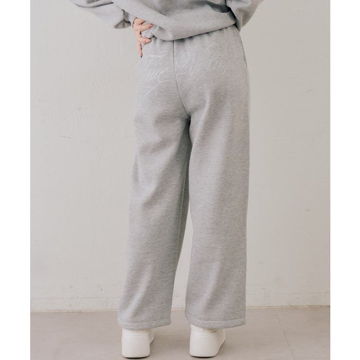 【セットアップ対応】ラメ裏起毛リラックスパンツ | NICE CLAUP / OLIVE des OLIVE　OUTLET | 詳細画像14 