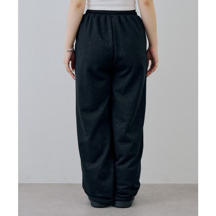 ラメ裏毛ライン入りパンツ | NICE CLAUP / OLIVE des OLIVE　OUTLET | 詳細画像12 