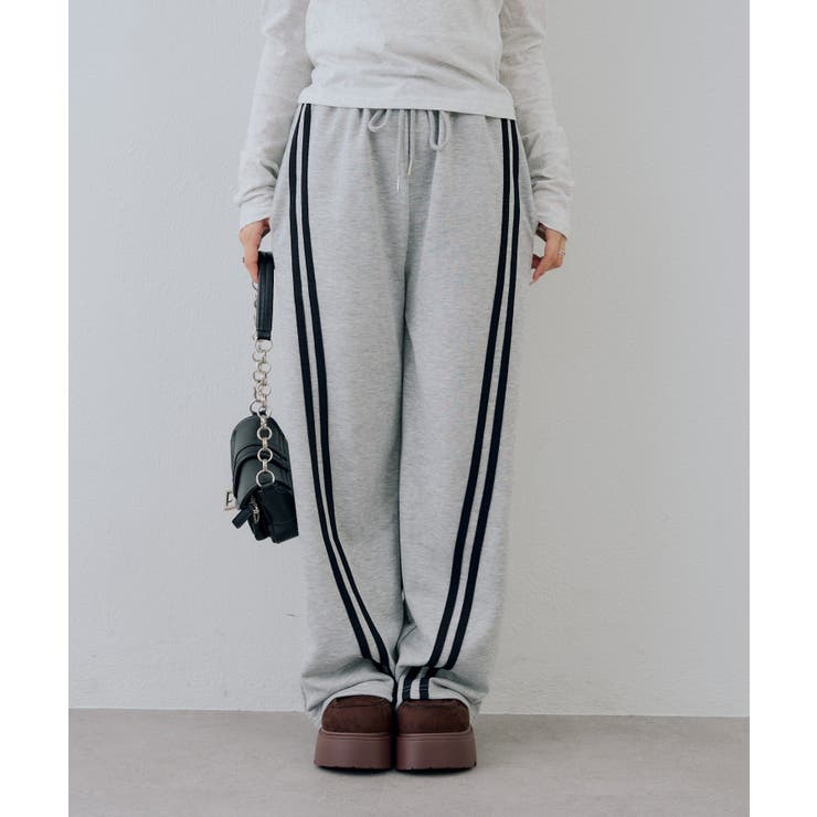 ラメ裏毛ライン入りパンツ | NICE CLAUP / OLIVE des OLIVE　OUTLET | 詳細画像35 
