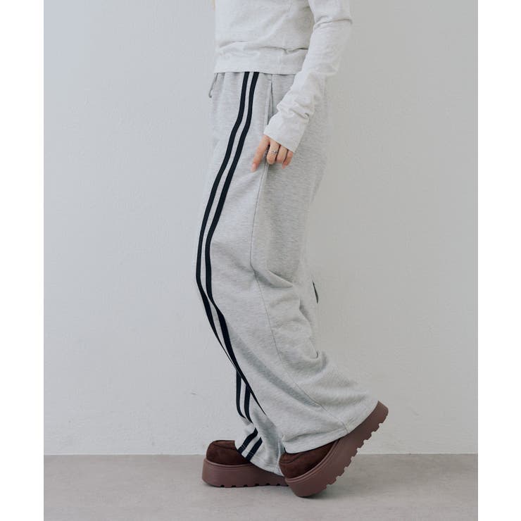 ラメ裏毛ライン入りパンツ | NICE CLAUP / OLIVE des OLIVE　OUTLET | 詳細画像38 