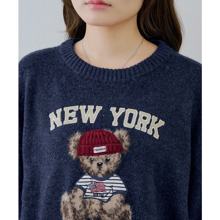 ベアーニット帽プルオーバー | NICE CLAUP / OLIVE des OLIVE　OUTLET | 詳細画像15 