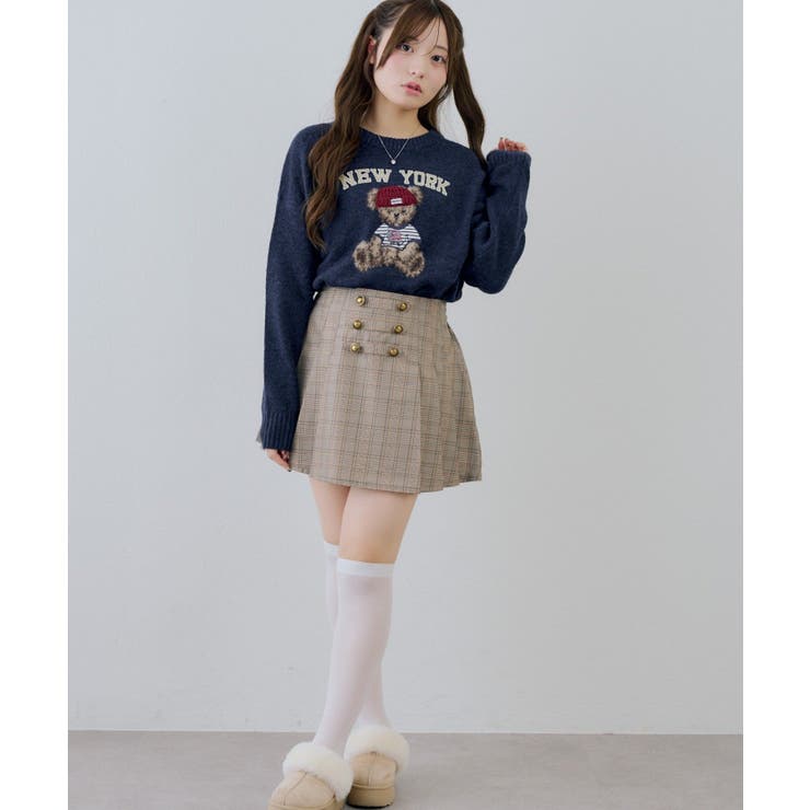 ベアーニット帽プルオーバー | NICE CLAUP / OLIVE des OLIVE　OUTLET | 詳細画像20 