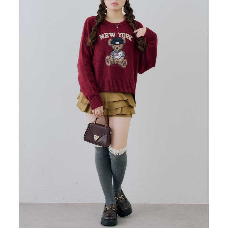 ベアーニット帽プルオーバー | NICE CLAUP / OLIVE des OLIVE　OUTLET | 詳細画像26 