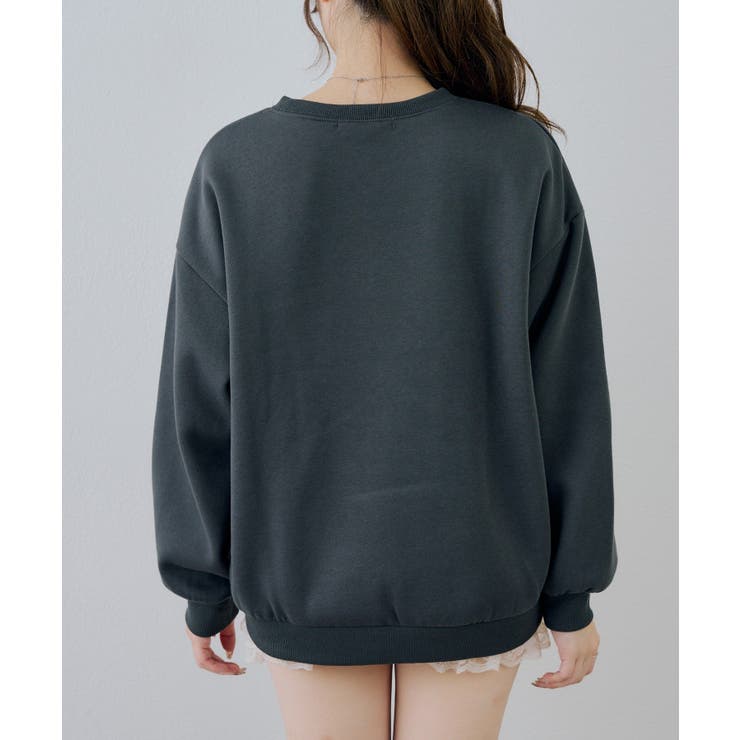 裏起毛ロゴスエット | NICE CLAUP / OLIVE des OLIVE　OUTLET | 詳細画像4 