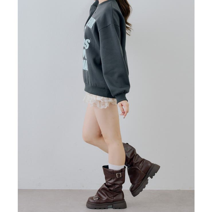 裏起毛ロゴスエット | NICE CLAUP / OLIVE des OLIVE　OUTLET | 詳細画像14 