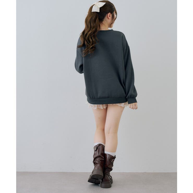 裏起毛ロゴスエット | NICE CLAUP / OLIVE des OLIVE　OUTLET | 詳細画像15 