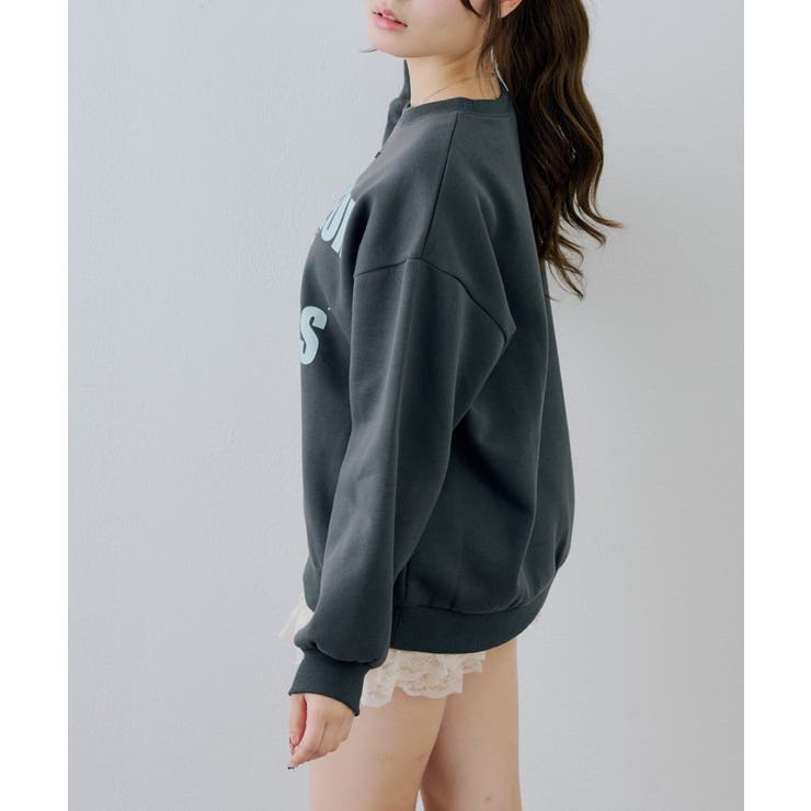 裏起毛ロゴスエット | NICE CLAUP / OLIVE des OLIVE　OUTLET | 詳細画像19 