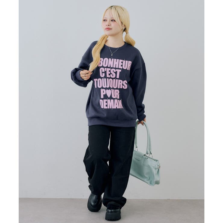 裏起毛ロゴスエット | NICE CLAUP / OLIVE des OLIVE　OUTLET | 詳細画像21 