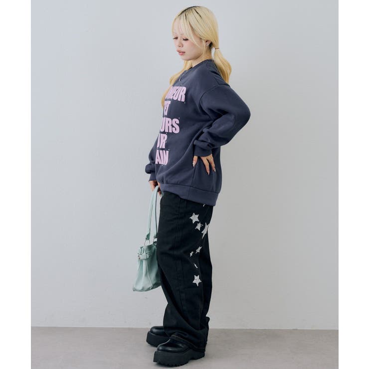 裏起毛ロゴスエット | NICE CLAUP / OLIVE des OLIVE　OUTLET | 詳細画像24 