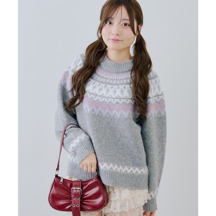 球心ラメニットプルオーバー | NICE CLAUP / OLIVE des OLIVE　OUTLET | 詳細画像18 