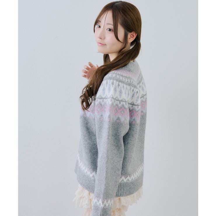球心ラメニットプルオーバー | NICE CLAUP / OLIVE des OLIVE　OUTLET | 詳細画像23 