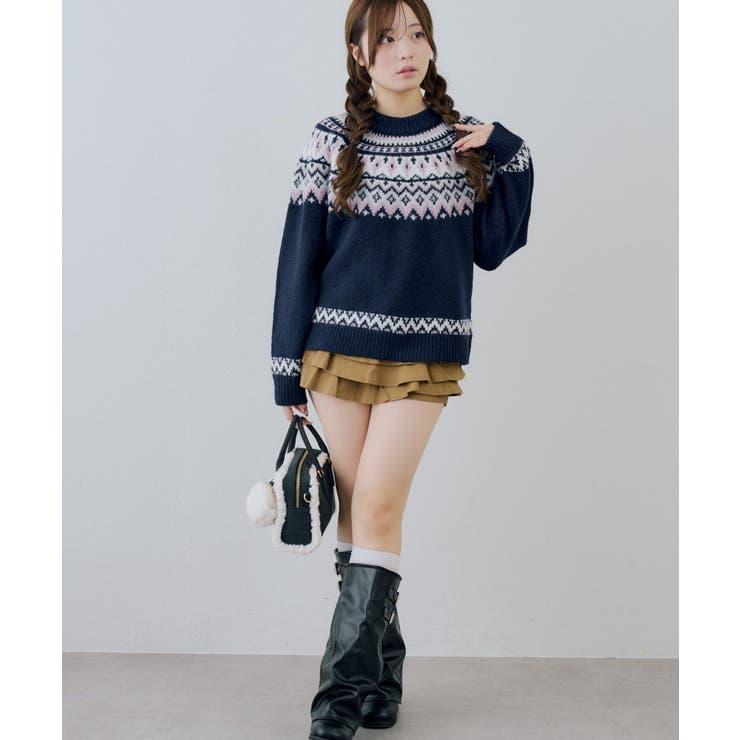 球心ラメニットプルオーバー | NICE CLAUP / OLIVE des OLIVE　OUTLET | 詳細画像27 