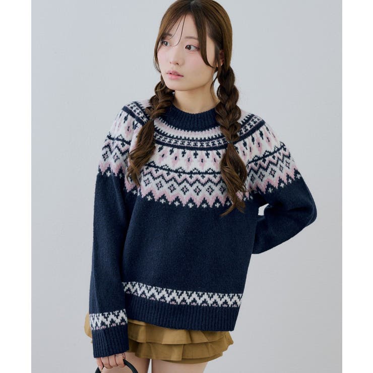 球心ラメニットプルオーバー | NICE CLAUP / OLIVE des OLIVE　OUTLET | 詳細画像30 