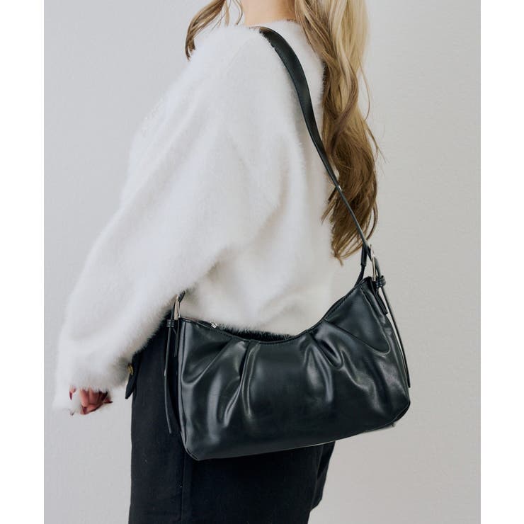 ブラック | タックハーフムーンバッグ | RMAF　NICE CLAUP / OLIVE des OLIVE