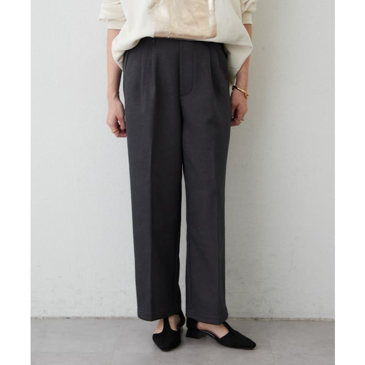 チャコール | ボンディング裏起毛パンツ | RMAF　NICE CLAUP / OLIVE des OLIVE